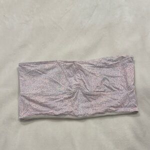 Free People Pink Patterned Bandeau